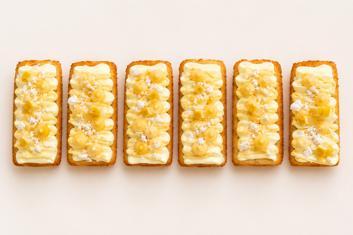 Box of Six Mini Lemon Loaf Cakes